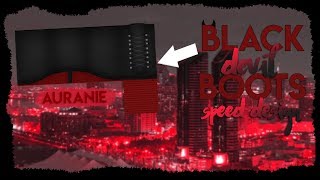 ROBLOX Speed Design | Black Devil Boots