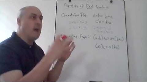 Algebra Help - Properties of Real Numbers