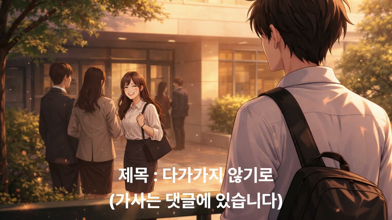 다가가지 않기로