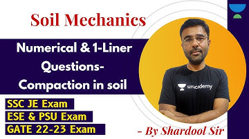 PYQs of GATE/ESE/SSC | Soil Mechanics | GATE &ESE | CE | Shardool Sir