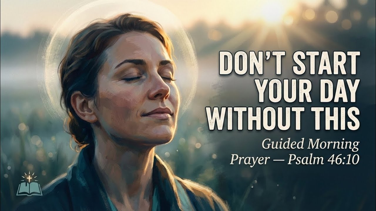 5-Min Guided Morning Prayer — Be Still & Begin | Psalm 