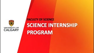 Science Internship Program Information