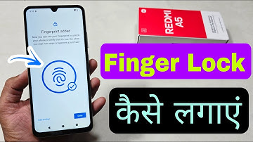 Redmi A5 Fingerprint Lock Kaise Lagaye 👉 How To Set Fingerprint Lock in Redmi A5