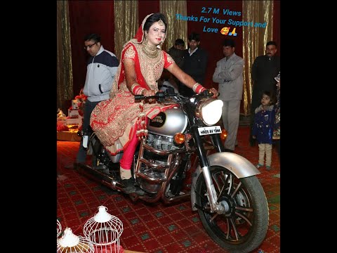 SwaAG Style Dulhan entry | Indian Wedding | Indian Bride Bullet Style Beautiful Entry