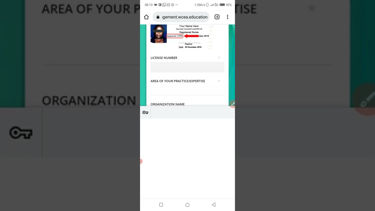 WCEA:CPD account registration