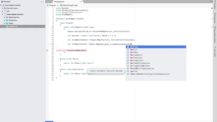 Automapper Tutorial: Lists and Arrays