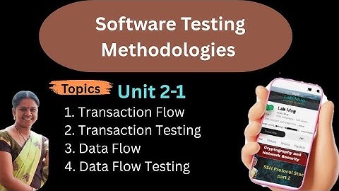 Software Testing Methodologies Unit 2 -1 in Telugu #softwaretesting #testingcourse #btechcse #cse