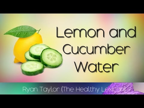 Cucumber and Lemon Water (Detox)