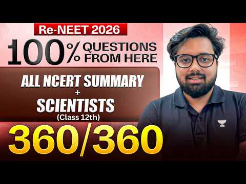 Complete Class 12th Biology Revision  Complete NCERT Summary + Scientists| RE-NEET 2026 | Pranav Sir