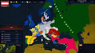 World War I (Europe / No Alliance's / Austria-Hungary Split - Time-Lapse / Starting 5000 BC)
