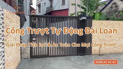 Cổng Trượt Tự Động Đài Loan – Giải Pháp Tiện Lợi & An Toàn Cho Mọi Công Trình!