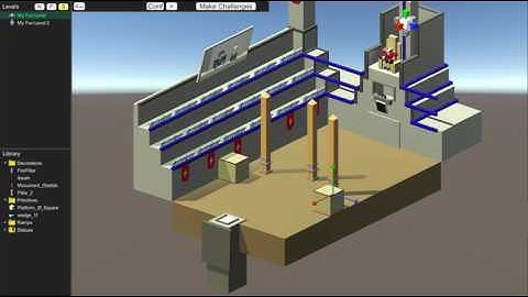 Level Editor - Early Footage - Clone Drone in the Danger Zone