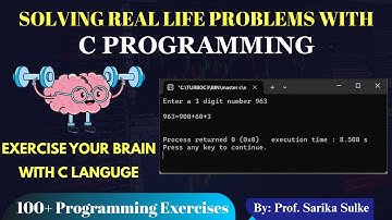 36. Program to print expanded form  | C Language Programming exercises | C Language Tutorial