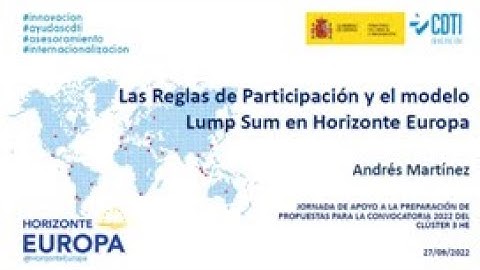 Preparación propuestas Cluster 3 2022 - Novedades en los aspectos legales y financieros de  HE