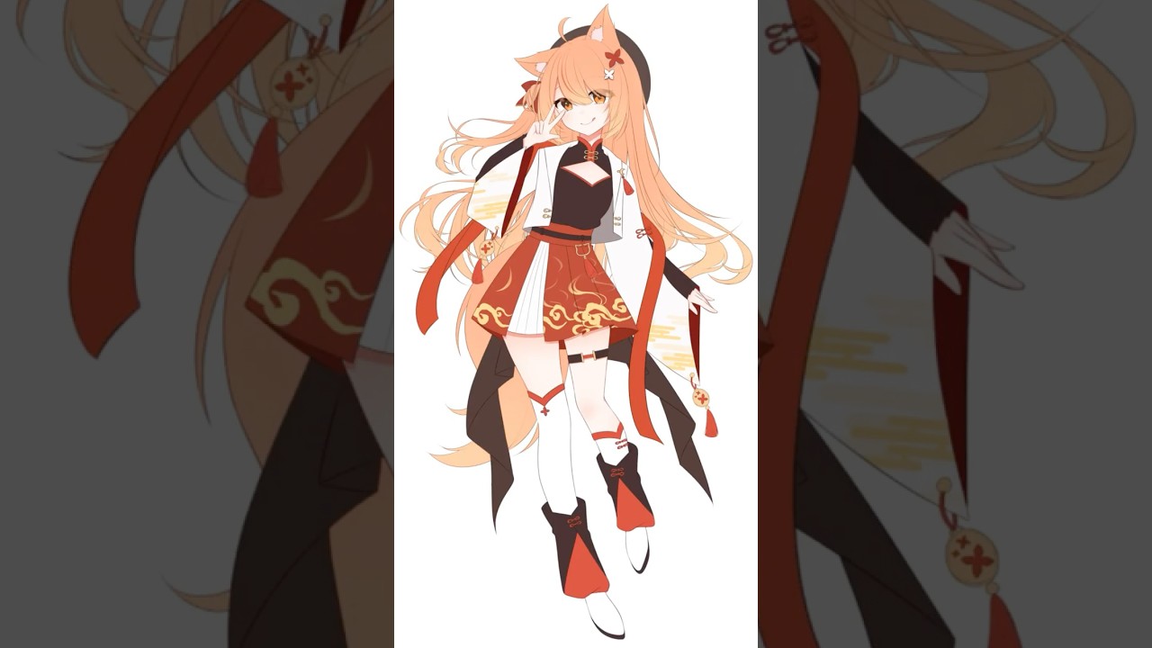 【イラストメイキング】立ち絵 #shorts #イラストメイキング | MYViki