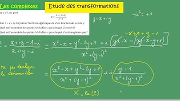 Terminale S-complexes- ex67  z pour Z réel et Z imaginaire - Z=(z-(1+i))/(z-i)