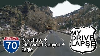 Glenwood Canyon Colorado on the Reverse Cam Interstate 70
