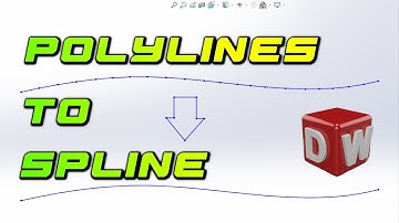 Smoothly Convert Polylines to Splines | SolidWorks Tutorial