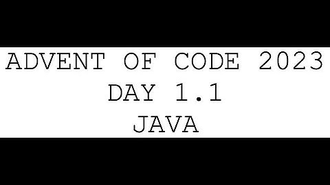 Advent of Code 2023 | Day 1.1 Java Solution