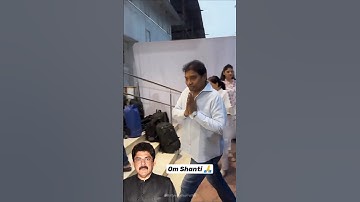 Johny Lever & Rajat Bedi spotted at the Pankaj Dheer prayer meet 🙏 #shorts