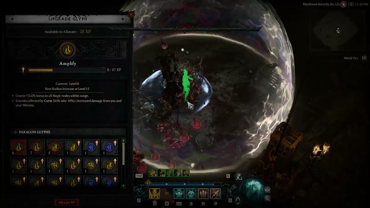 Diablo 4 Bone & summers Necro. Fun build (about 10 sec boss kill)