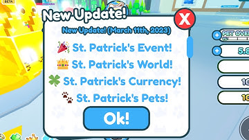 Roblox, Pet Simulator X St. Patrick