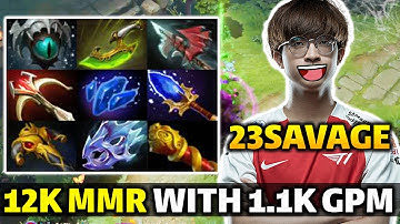 23SAVAGE 1100 GPM MEDUSA! - INSANE Power of 12K MMR DotA 2
