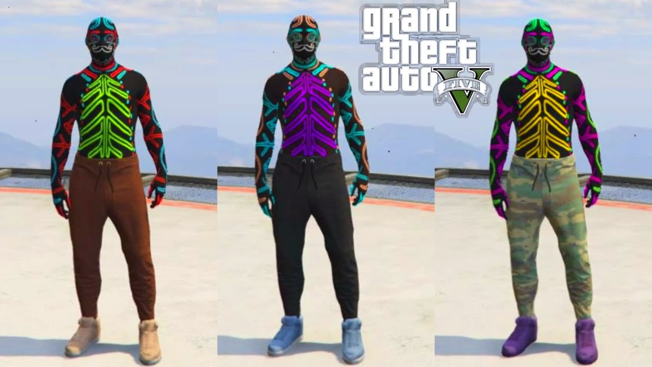 AVOIR UN HAUT COMBINAISON LUMINEUX AVEC UN JOGGING SUR GTA 5 ONLINE | 1