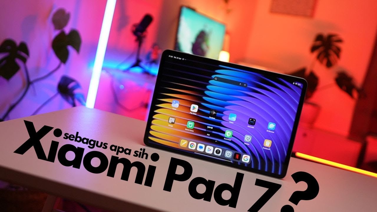 Tampilan depan Xiaomi Pad 7S Pro dengan layar 3.2K dan body metal premium