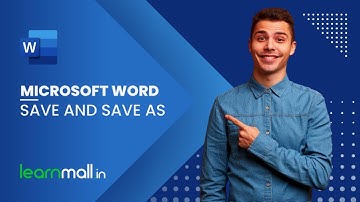 Difference Between SAVE and SAVE AS in MICROSOFT WORD