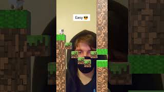 Easy 😎 #minecraft #easy #gaming #games #filter #mask #alone