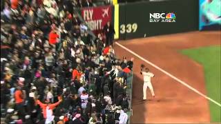 2012/07/23 Melky's impressive catch