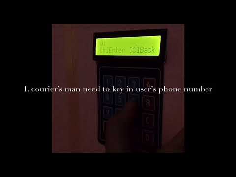 FYP video demonstration - Fully Automated College Parcel Locker