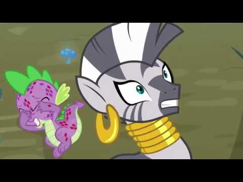 Download Spike hides from Rarity at Zecora's hut - Molt Down