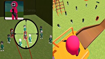 Squid sniper 456 challenge🥇🥈🥉 All levels Game🎮 play walkthrouh andriod,ios