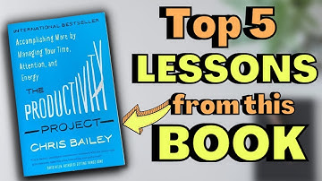 5 Lessons from "The Productivity Project" book summary