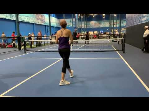 Adam MacKinnon & Chloe Etienne vs Ed Van Til & Ayumi Iizuka - MXD 4.5 50+ - UTR Sports Jun 2025, HUB