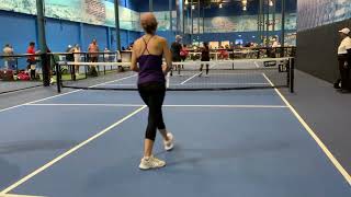 Adam MacKinnon & Chloe Etienne vs Ed Van Til & Ayumi Iizuka - MXD 4.5 50+ - UTR Sports Jun 2025, HUB