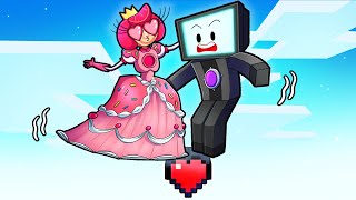 Stuck on ONE HEART With PRINCESS LOOLILALU in MInecraft!