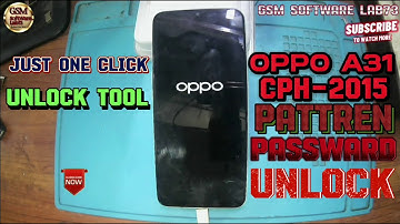 OPPO A31 CPH2015 Password & FRP remove Just One Click by UNLOCK TOOL|OPPO A31 Reset|GsmSoftWareLab73