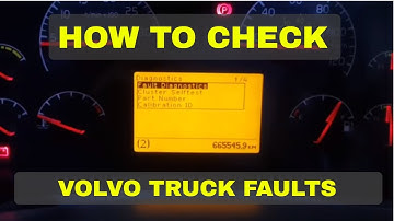 VOLVO Truck display fault code check