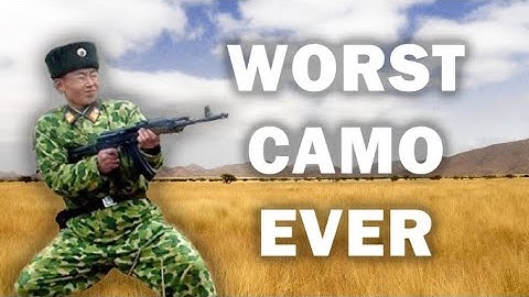 Worst Camouflage EVER made