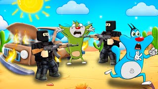 Roblox Dusty Trip Oggy And Jack Attacked By Terrorist screenshot 2