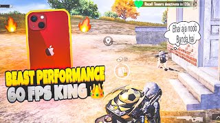 IPHONE 13 SOLO VS SQUADS PERFORMANCE IN 2026 | BGMI | 60 FPS BEAST