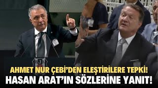 Ahmet Nur Çebi'den eleştirilere tepki! Hasan Arat'ın sözlerine yanıt verdi