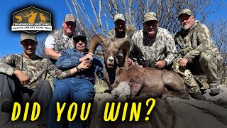 Pro Membership Sweepstakes Drawing For Premium Desert Big Horn Sheep Hunt