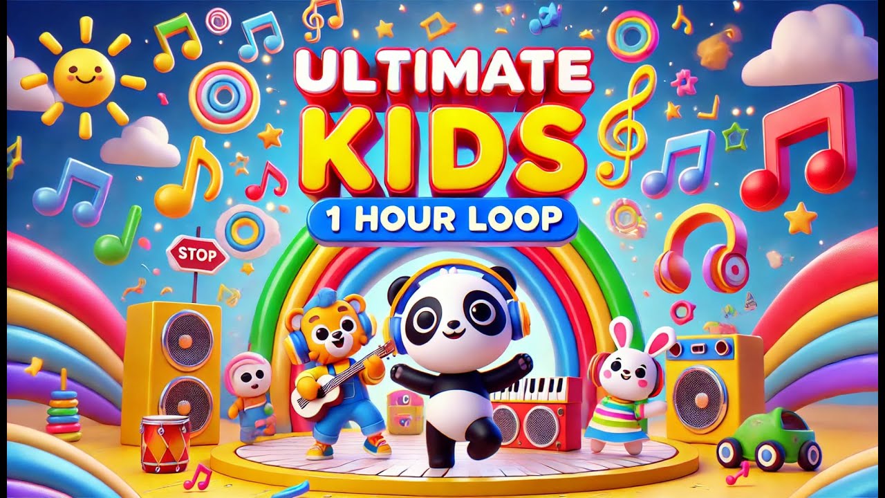 Loop Nurseries Ultimate Kids' Playlist: 1 Hour Loop| Nursery Rhymes - YouTube