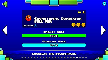 Geometry Dash - Geometrical Dominator (FULL VER) All Coin / ♬ Partition