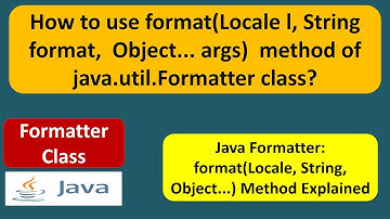 How to use format(Locale l, String format,  Object... args)  method of java.util.Formatter class?