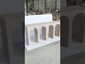 Rch Console Table Travertine or Marble Entryway Furniture Natural Stone Design